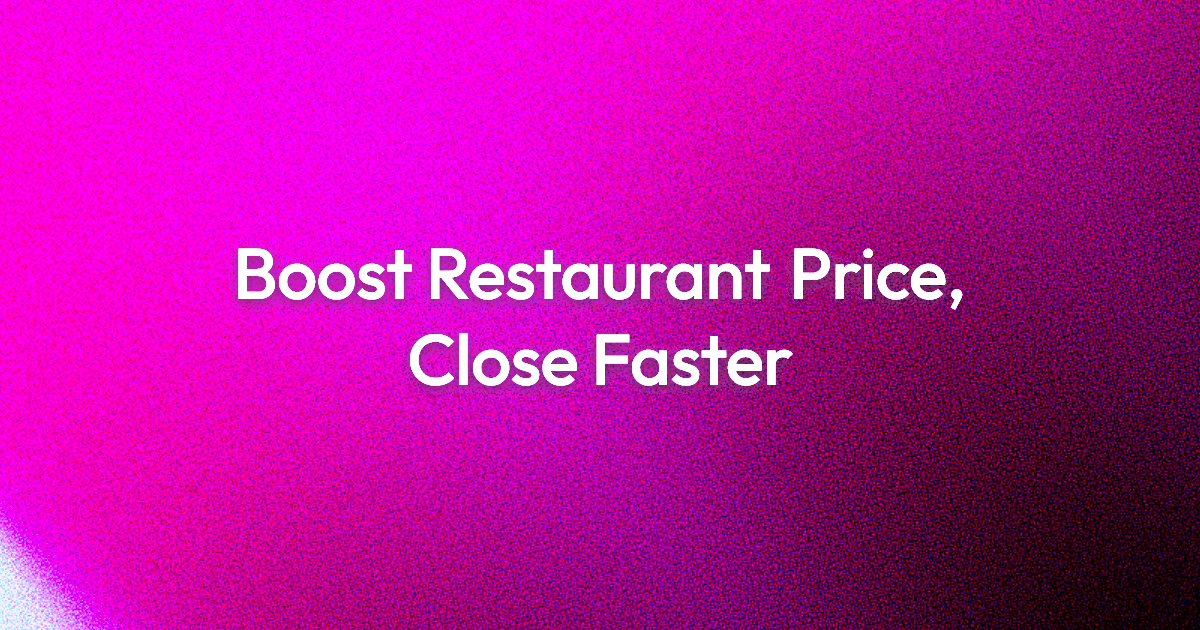 Selling a Restaurant Financial Preparation: Maximize Price, Close Faster